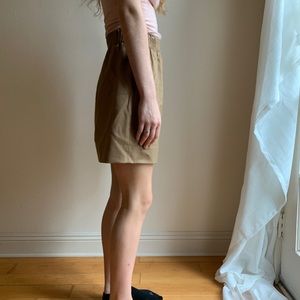 J Crew skirt Light brown paper bag waist Size 2